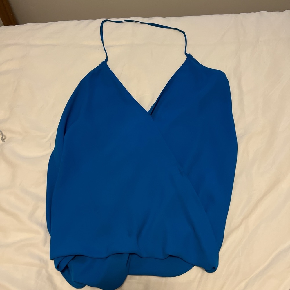 Olivaceous Vibrant Blue Tank Top